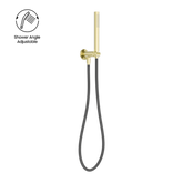 Zen Ss316L Nero Shower On Bracket With Outdoor Nero Shower Hose - Brushed Gold